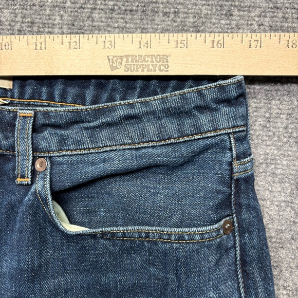 Levis Made & Crafted Jeans Mens 34x32 Blue Tack Slim Straight Leg Italy Made - Picture 10 of 16